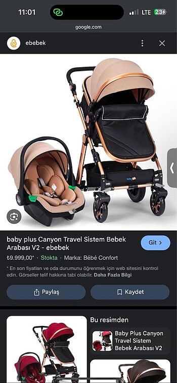 baby olmuş bebek arabası