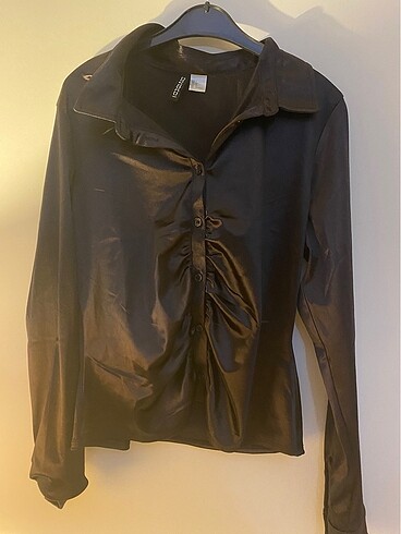 H&M H&m aci kahve bluz