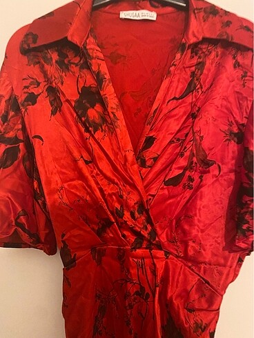 Diğer Kirmizi kimono elbise