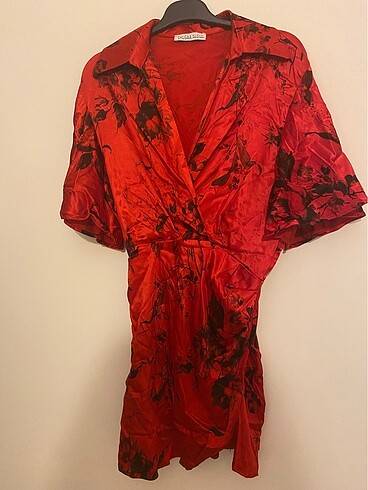l Beden Kirmizi kimono elbise