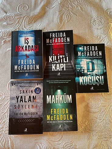 Mcfadden Serisi- 5li set ya da tek alınabilir.