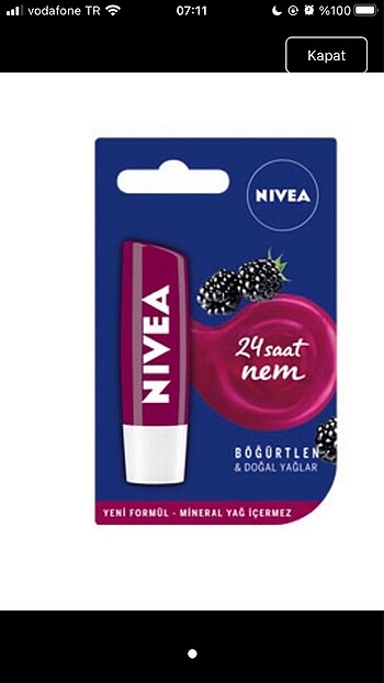 Nivea böğürtlenli