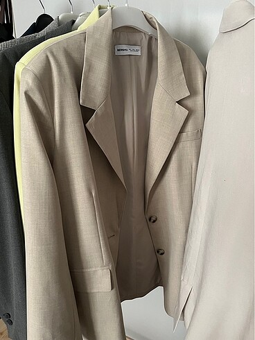 l Beden camel Renk Bershka blazer