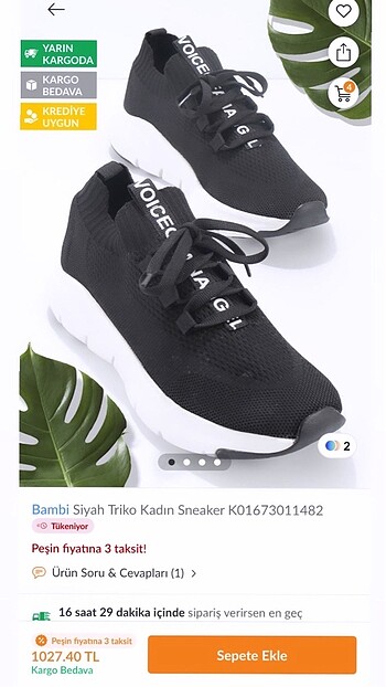 Bambi Bambi Spor Ayakkabı