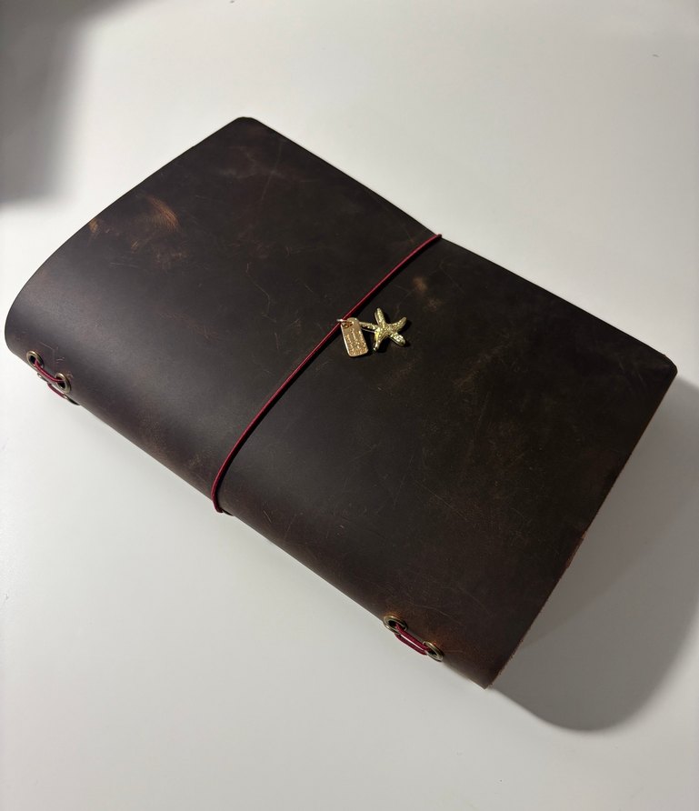 Louis Carmen Journal- Hakiki Deri Defter Kılıfı (Tek Kaldı) - Görsel 4