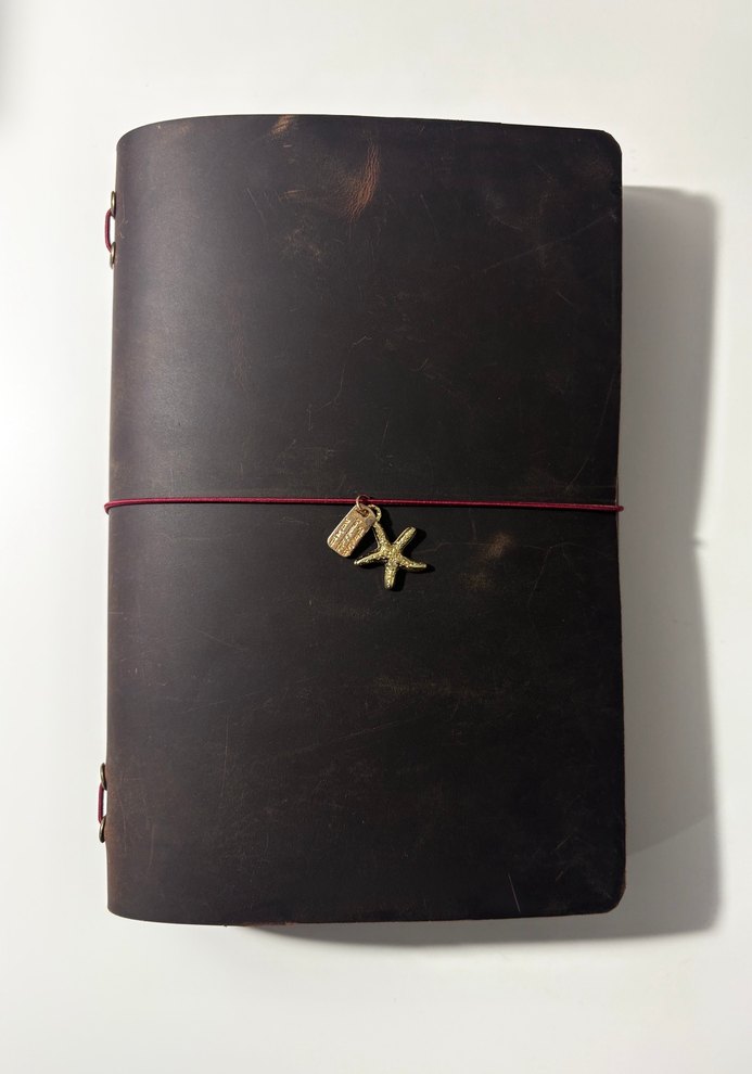 Louis Carmen Journal- Hakiki Deri Defter Kılıfı (Tek Kaldı) - Görsel 3