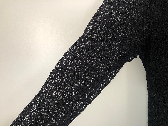 Sırt Kısmı İp Detaylı Elbise - Görsel 2