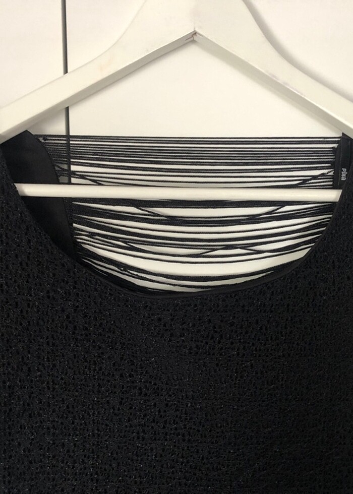 Sırt Kısmı İp Detaylı Elbise - Görsel 3