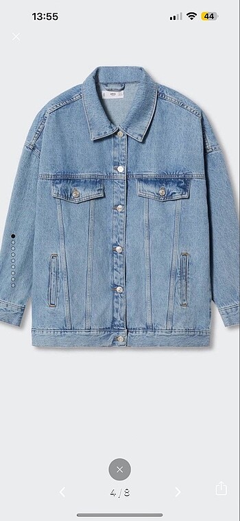 xs Beden Mango denim kot ceket