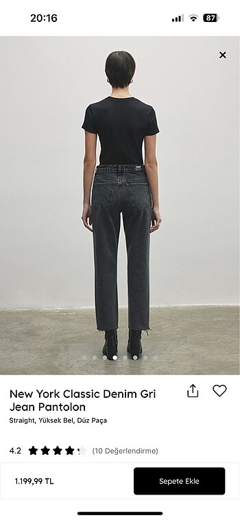 26 Beden Mavi jean