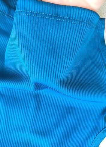 Topshop Dekolteli fitilli bluz