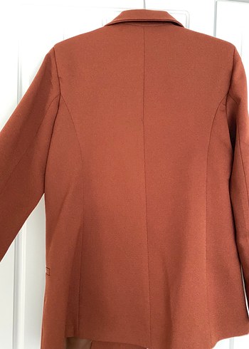 Trendyol & Milla Düğmeli Kahverengi Kadın Blazer Ceket