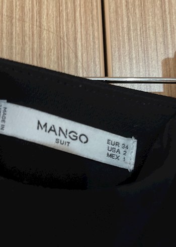 Mango Siyah Kadın Kumaş Pantolon - Ofis Şıklığı