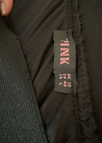 Pink Step Siyah Piliseli Uzun Kadın Etek