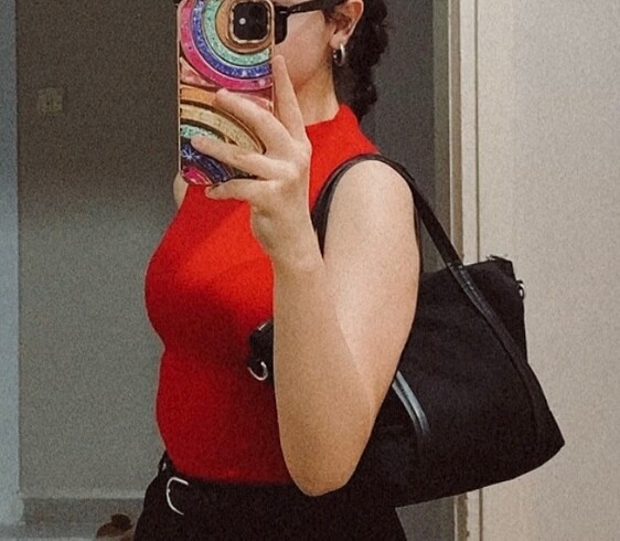 Beden siyah Renk Pull&Bear Tote Çanta