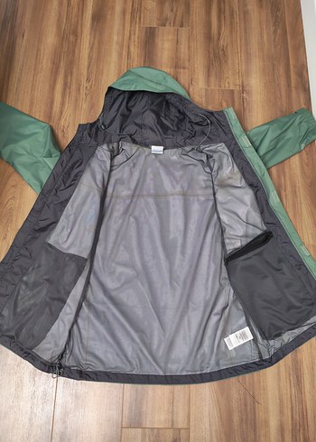 Columbia Erkek Yeşil Kapüşonlu Yağmurluk - Görsel 4