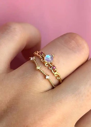 Pandora Prenses Model Taşlı Taç Pinterest Yüzük