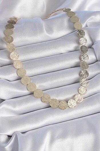 Daire Plaka Model Gold Vip Seri Kolye