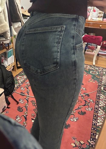 Kadın Dar Kesim Kot Pantolon - Görsel 5