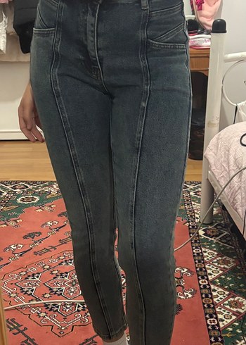 Kadın Dar Kesim Kot Pantolon - Görsel 2