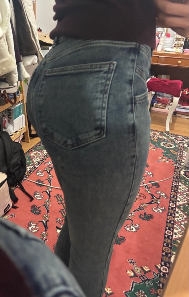 Kadın Dar Kesim Kot Pantolon - Görsel 5