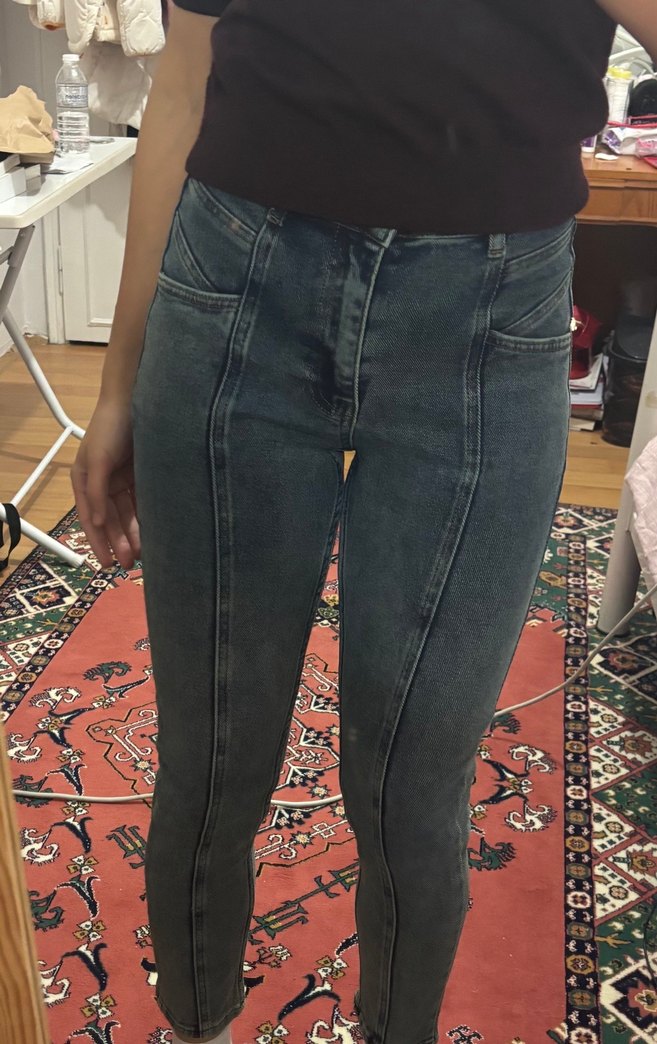 Kadın Dar Kesim Kot Pantolon - Görsel 3