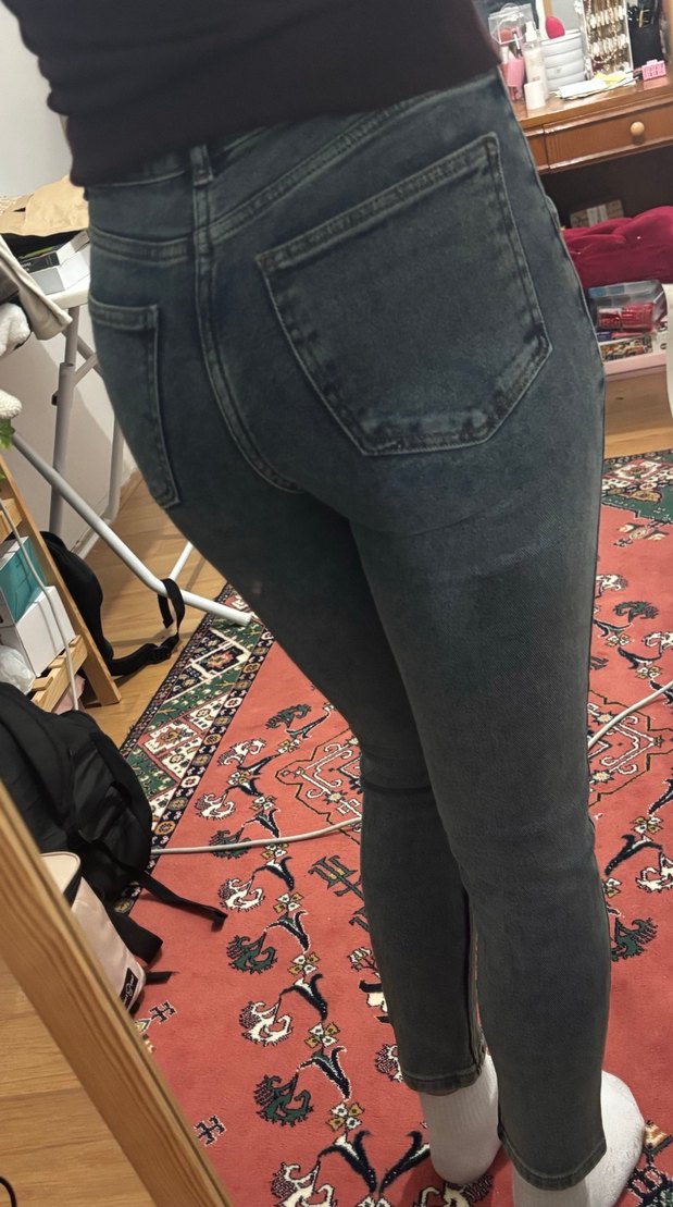 Kadın Dar Kesim Kot Pantolon - Görsel 4