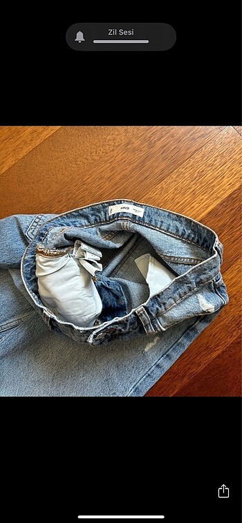 38 Beden mavi Renk Mango jean pantolon