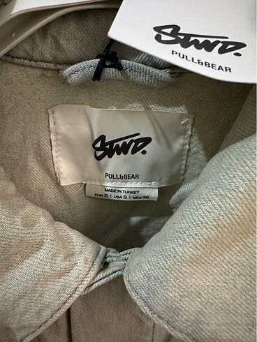 s Beden mavi Renk Pull bear kot ceket