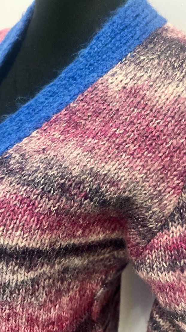 Kadın Çok Renkli Triko Hırka - Görsel 3