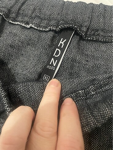 xl Beden gri Renk Keten kot etek