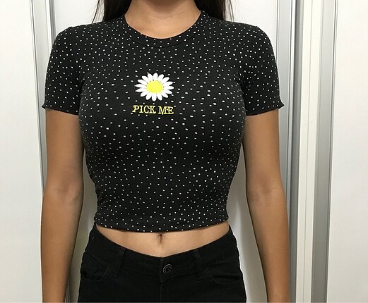 Papatyalı t-shirt