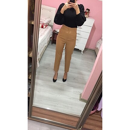 Zara model kumaş pantolon