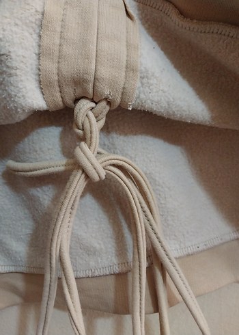 m Beden camel Renk Kapşonlu oversize switişòrt