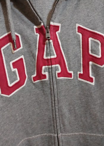 Gap GAP Gri Fermuarlı Erkek Sweatshirt