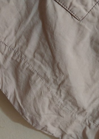 s Beden camel Renk Stradivarius y2k oversize trenç