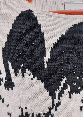 xs Beden Liz Claiborne taşlı kazak