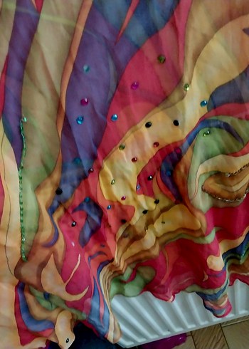 İpek plaj elbisesi pareo - Görsel 6