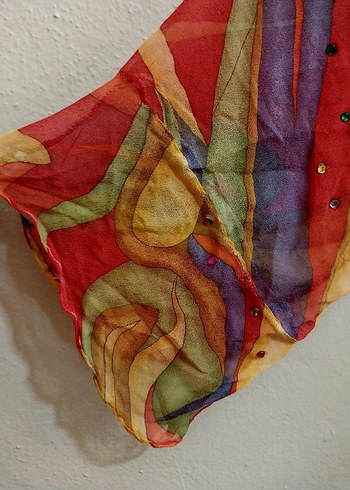 İpek plaj elbisesi pareo - Görsel 5