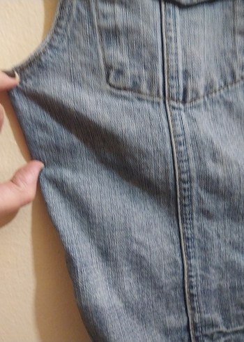 Vintage  kot yelek - Görsel 4