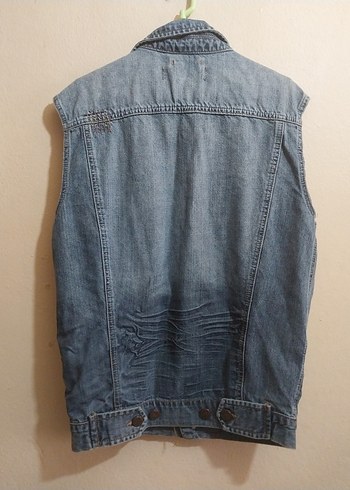 Vintage  kot yelek - Görsel 6