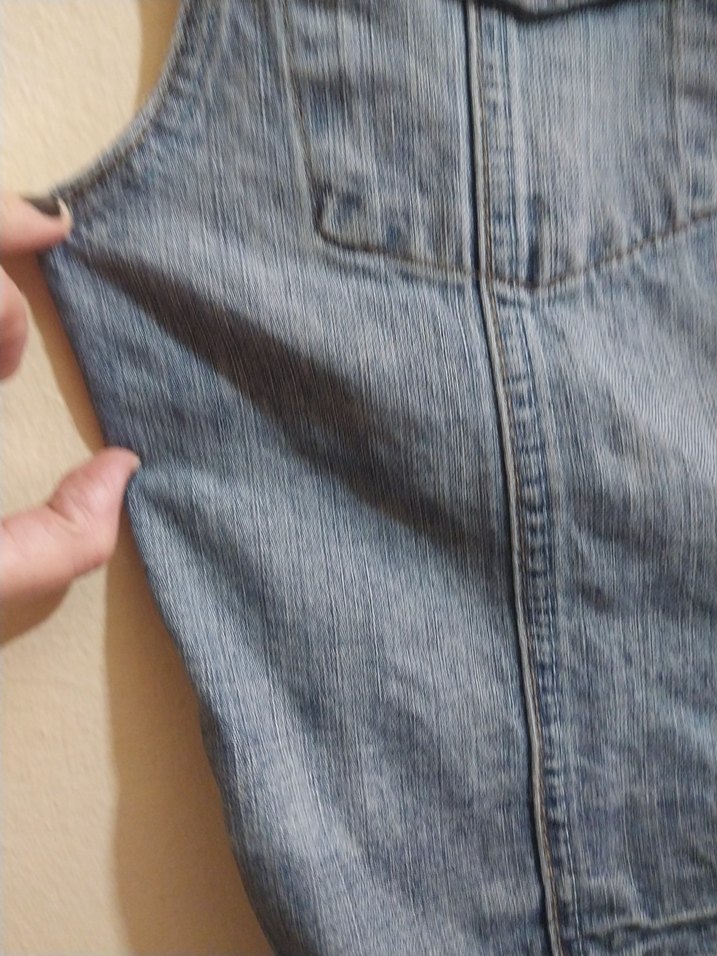 Vintage  kot yelek - Görsel 4