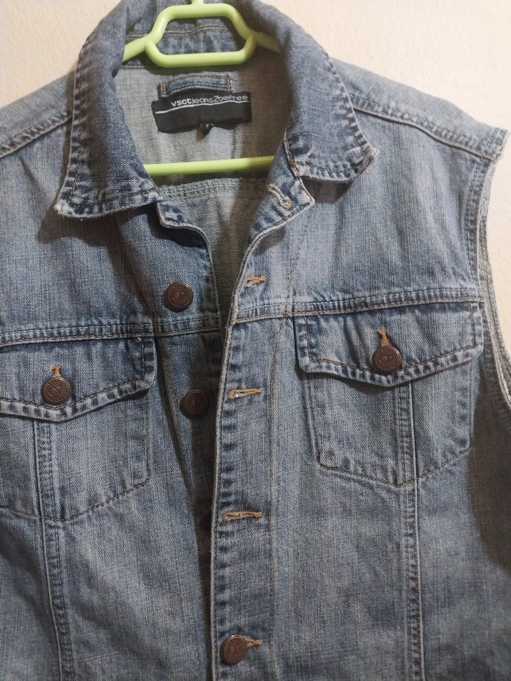 Vintage  kot yelek - Görsel 3