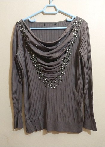 Fashion  taşlı bluz - Görsel 2