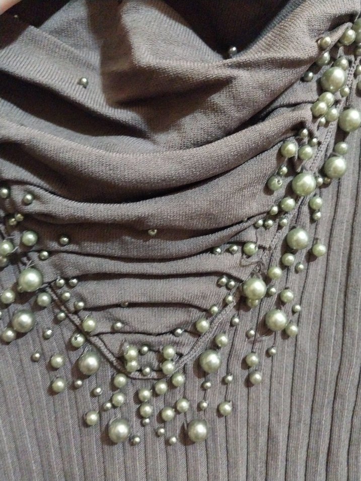 Fashion  taşlı bluz - Görsel 5