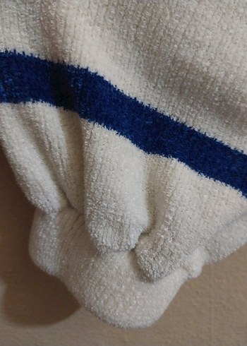 MAVİ kadife kazak - Görsel 4