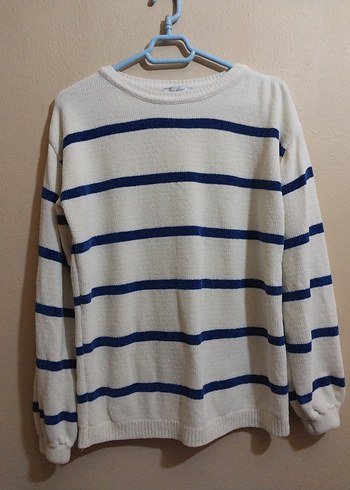 MAVİ kadife kazak - Görsel 2