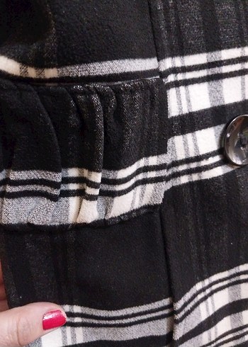 Setre ekoseli kaban - Görsel 6