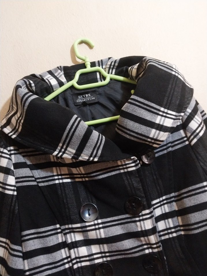 Setre ekoseli kaban - Görsel 4