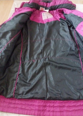 Mor Kadın Spor Kışlık Fermuarlı Ceket - Görsel 9